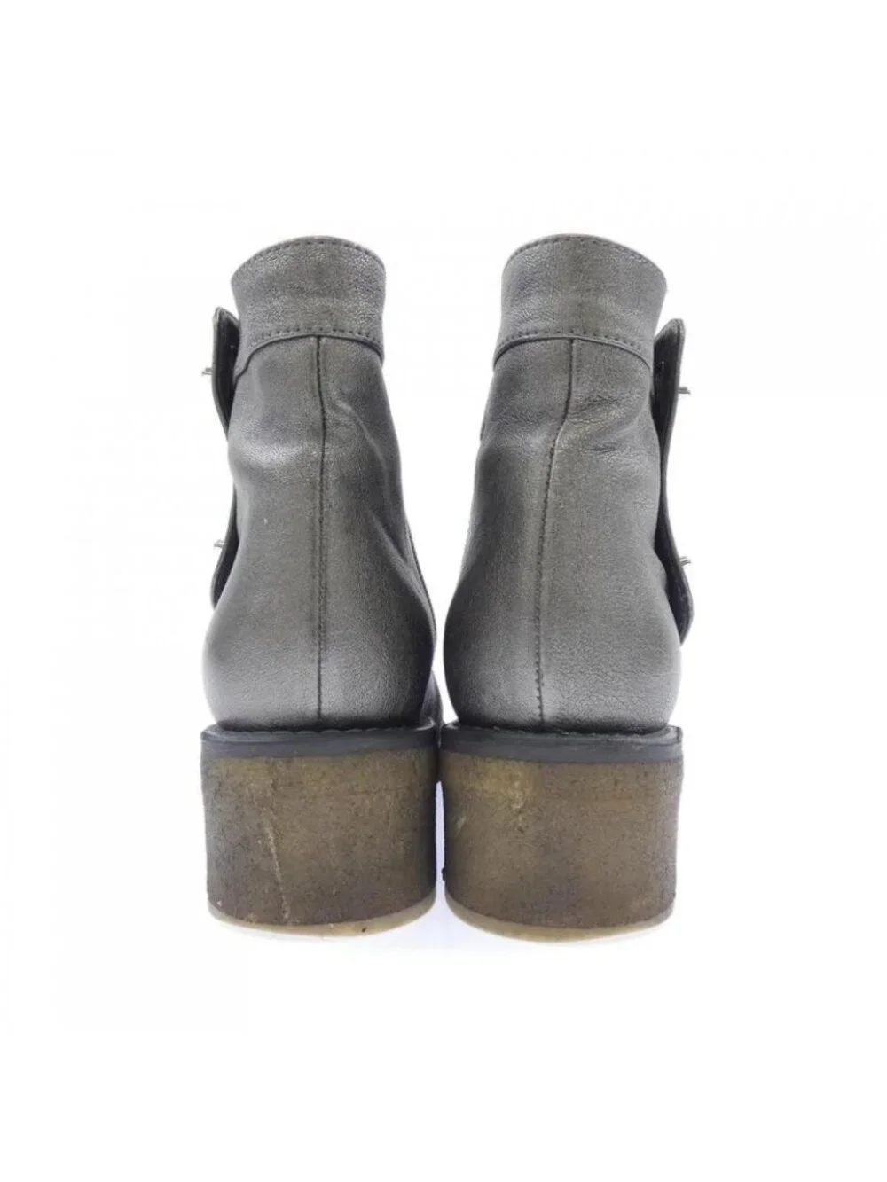 Chanel Turnlock Boots Gray 37 - Picture 5 of 6